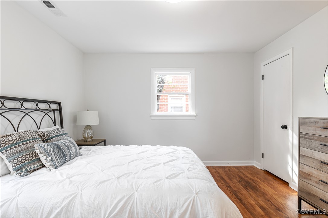 2106 Ridgemont Road Richmond, VA 23224 - Photo 27 of 32 Bedroom featuring wood finished floors, visible ve