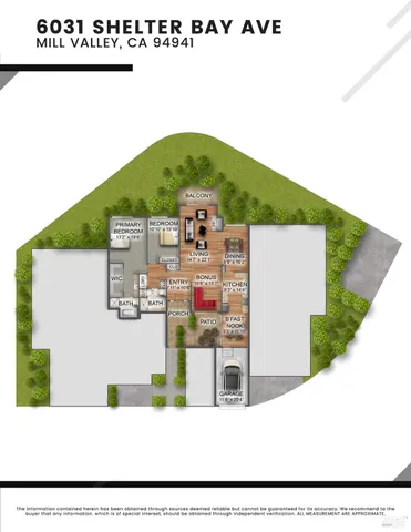 $1,595,000 | 6031 Shelter Bay Avenue, Mill Valley, CA 94941