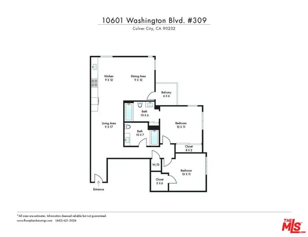 $4,350 | 10601 Washington Boulevard, Unit 309, Culver City, CA 90232