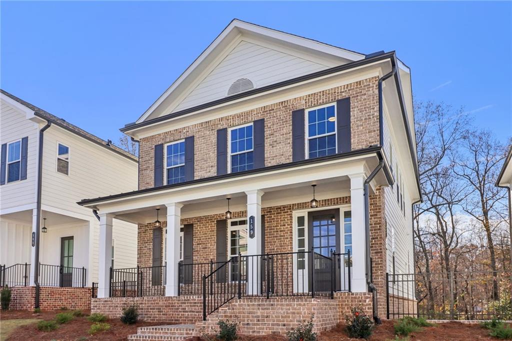 159 Basil Street Cumming, GA 30040 - Photo 3 of 70 a front view of a house