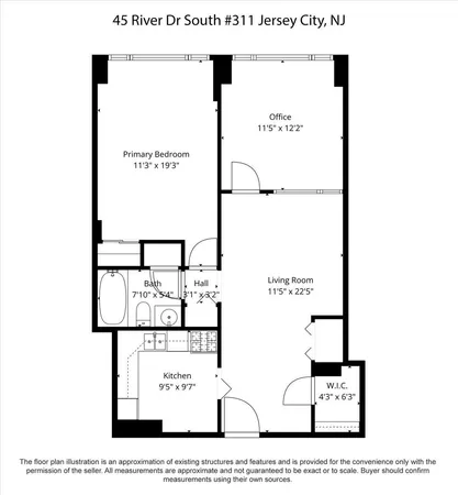 $549,995 | 45 River Drive South, Unit 311, Jersey City, NJ 07310