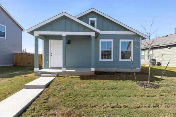 a backyard of a house