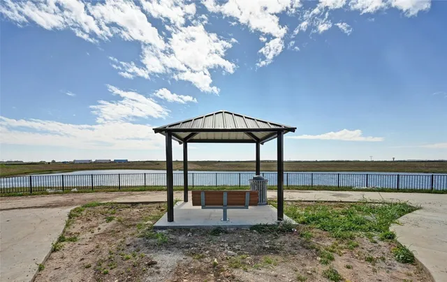 a view of outdoor space with seating