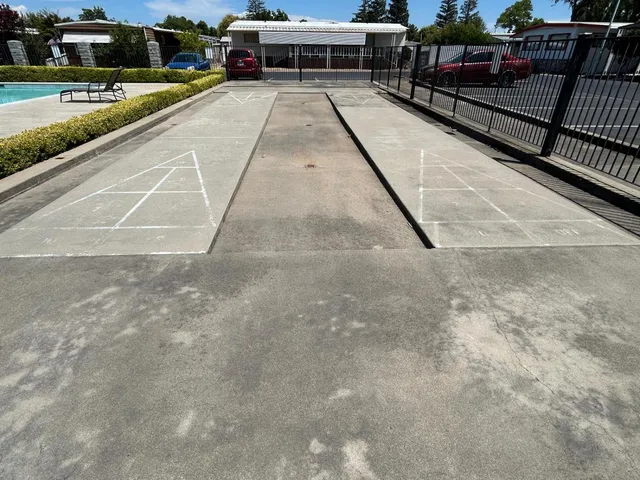a view of a porch with a bench