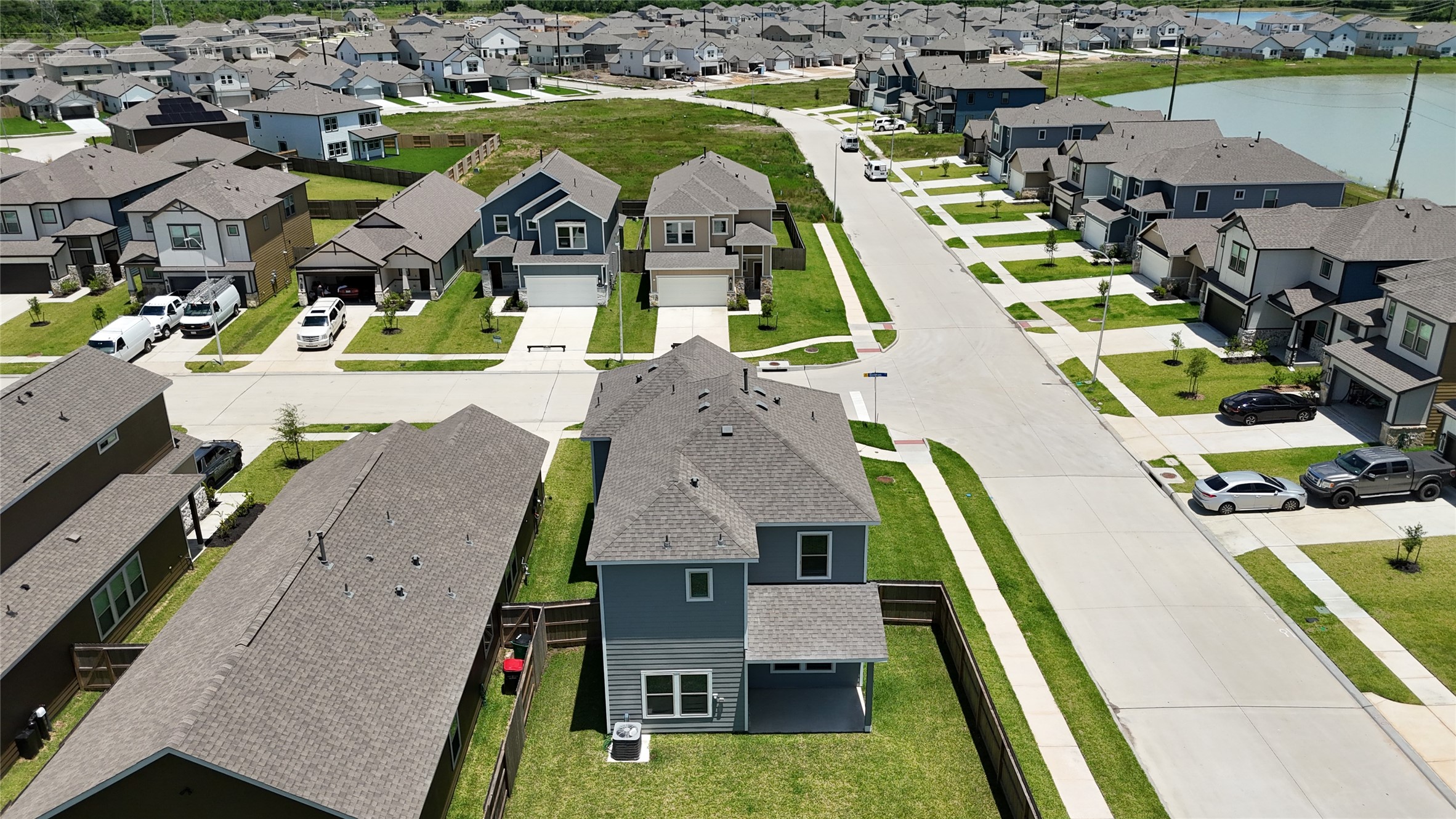 6426 Bolinas Court Rosharon, TX 77583 - Photo 9 of 49 an aerial view of residential houses with outdoor space