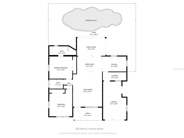 a picture of a floor plan