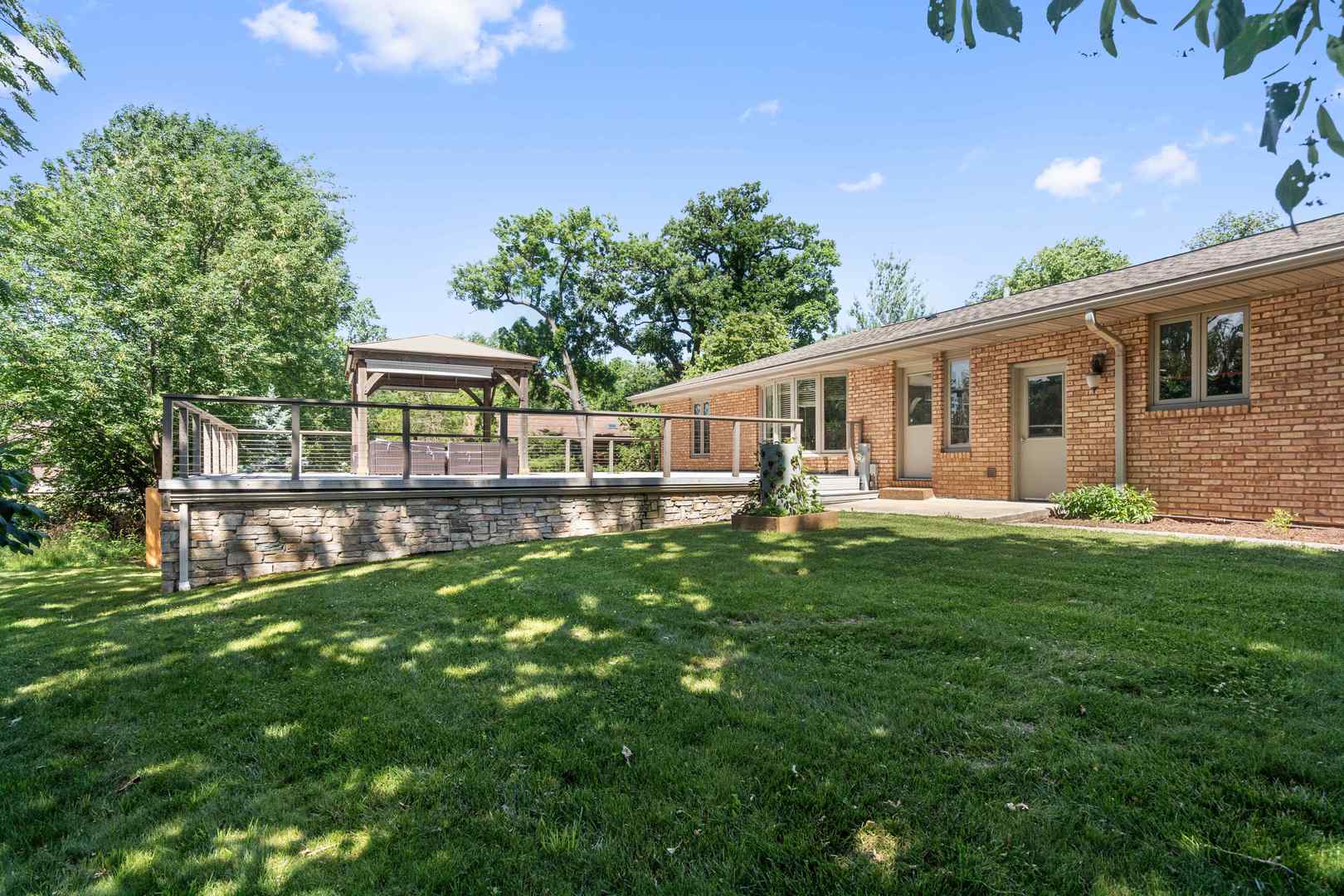 5N750 Medinah Road Medinah, IL 60157 - Photo 44 of 53 a front view of house with yard and green space