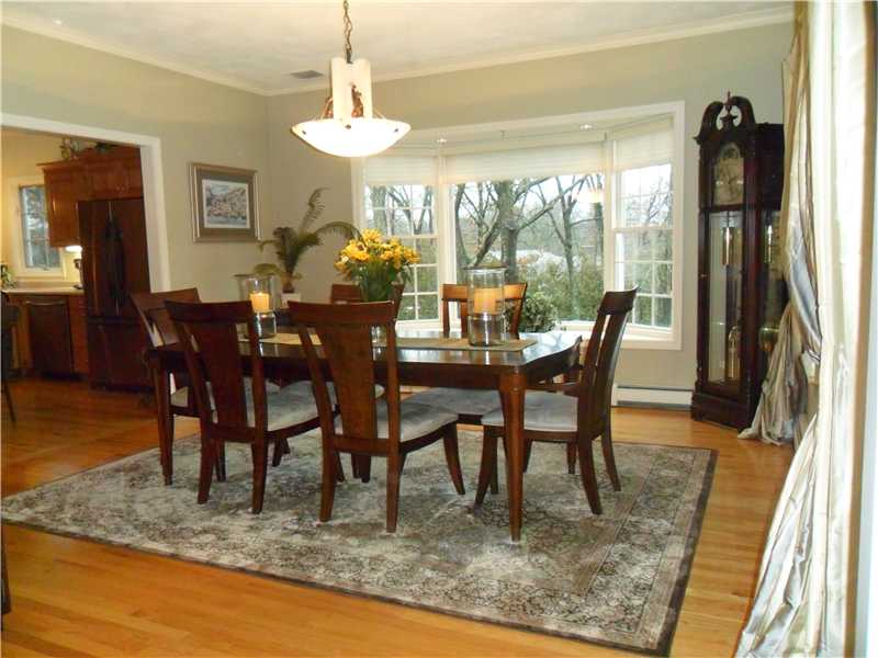 2 King Phillip Road Lincoln, RI 02865 - Photo 2 of 20 Exterior Front. LARGE DINING ROOM WITH HARDWOOD FLOORING AND LARE BAY WINDOW