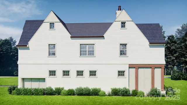 a view of house with yard