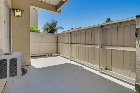 a view of a garage