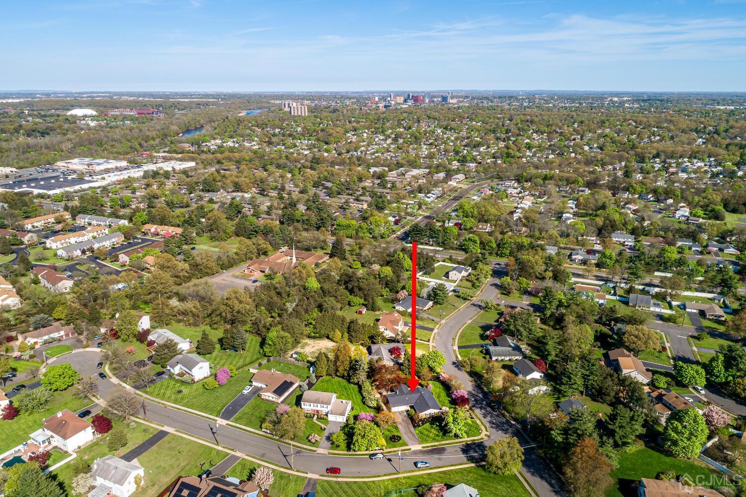 2 Vince Road Somerset, NJ 08873 - Photo 54 of 54 an aerial view of residential houses with outdoor space and trees