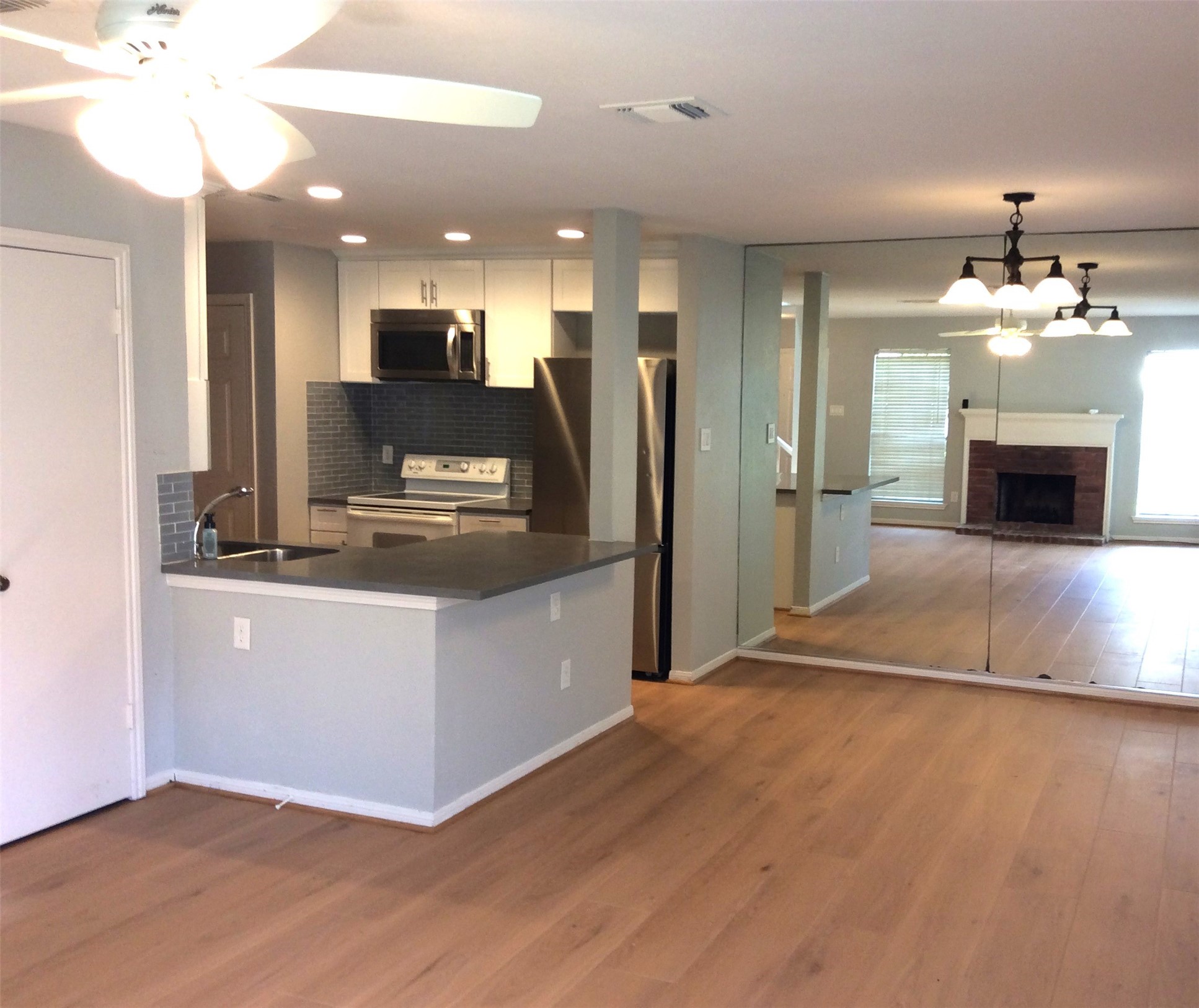 2211 South Kirkwood Road, Unit 22 Houston, TX 77077 - Photo 3 of 25 Living Room from Fireplace