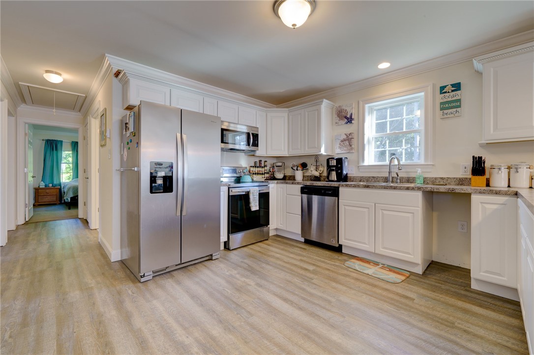 77 Benson Avenue Westerly, RI 02891 - Photo 4 of 42 Fully Equipped Kitchen open to Living room and eating area.