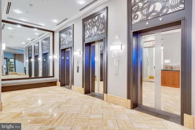 a view of a hallway with interior of the house