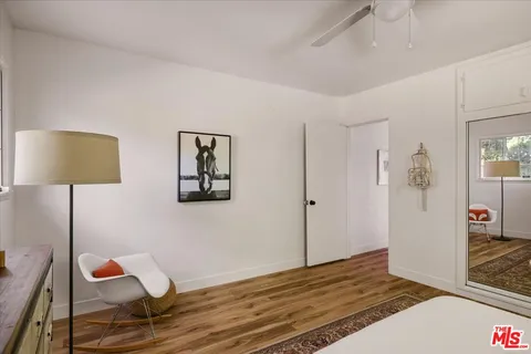 a view of a bedroom and bedroom