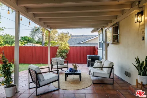 a view of a park with slide