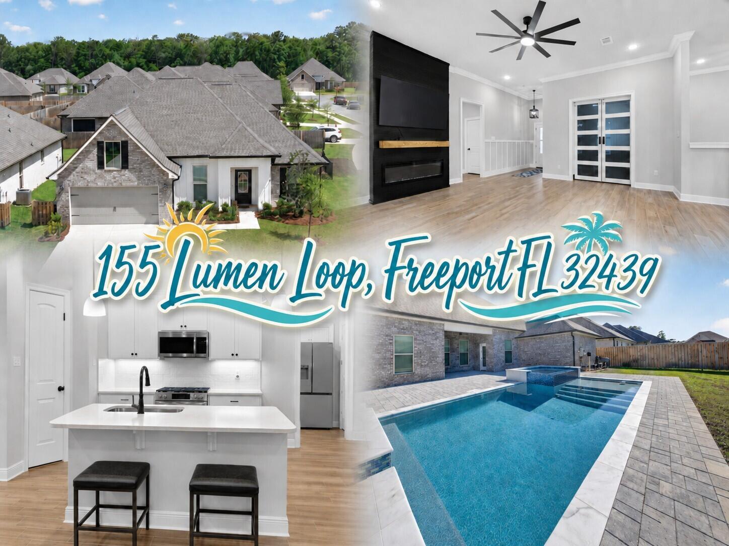 155 Lumen Loop Freeport, FL 32439 - Photo 1 of 48 a front view of a house with kitchen