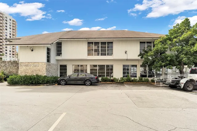 front view of a large building
