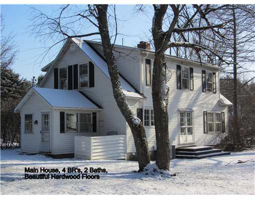 77 Raymond Cape Road Casco, ME 04015 - Photo 1 of 21 Exterior Front. Main house on corner...