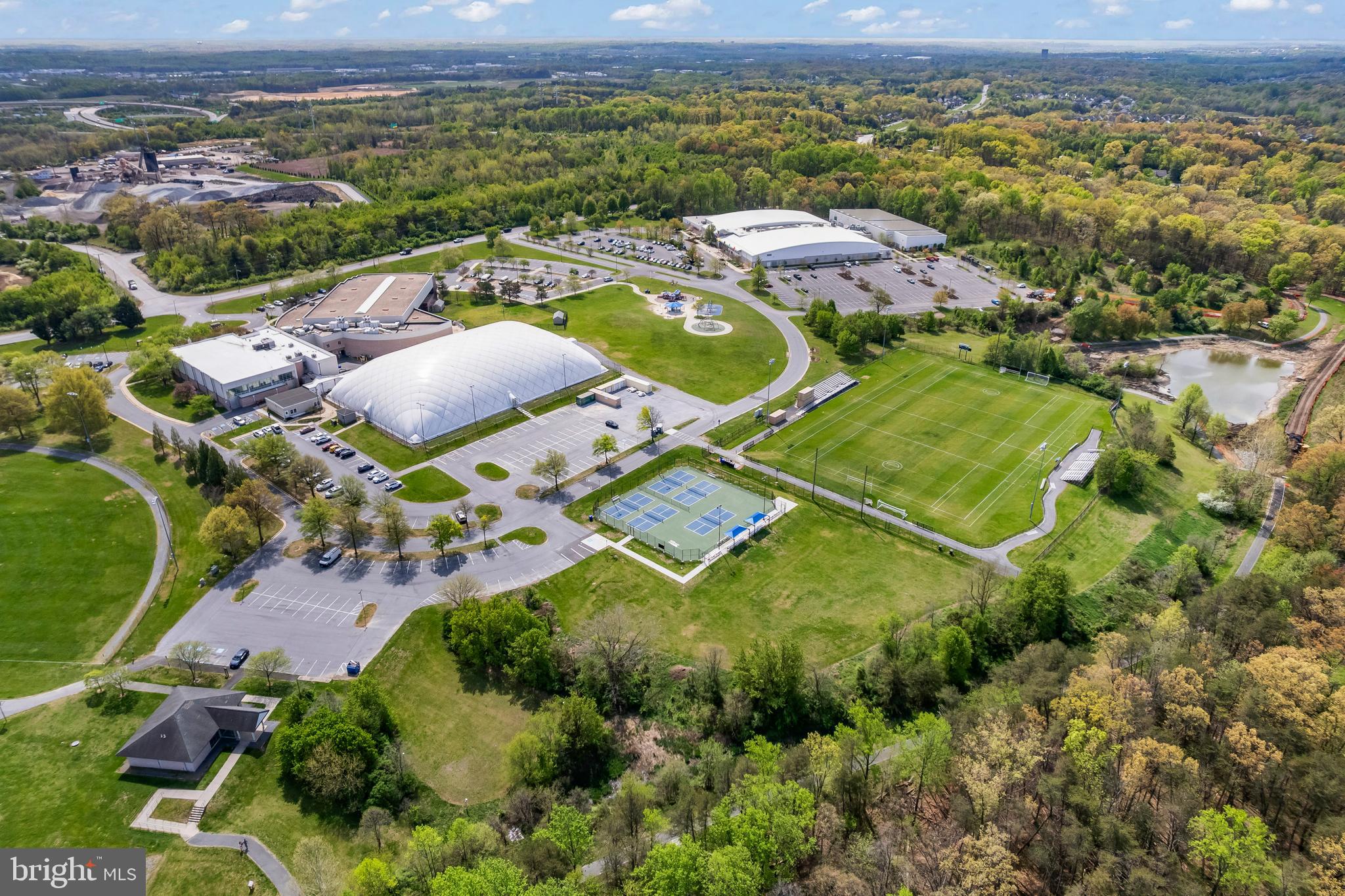 3929 Greencastle Road, Unit 14 Burtonsville, MD 20866 - Photo 60 of 64 Fairland Aquatic Center & Garden Ice-House (Arial
