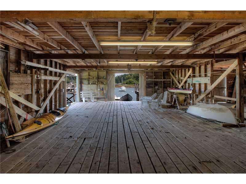 51-53 Maddocks Road Southport, ME 04576 - Photo 15 of 26 Other. Interior of Boathouse