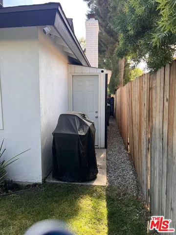 a backyard of a house