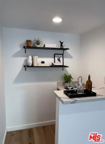 a view of kitchen cabinets