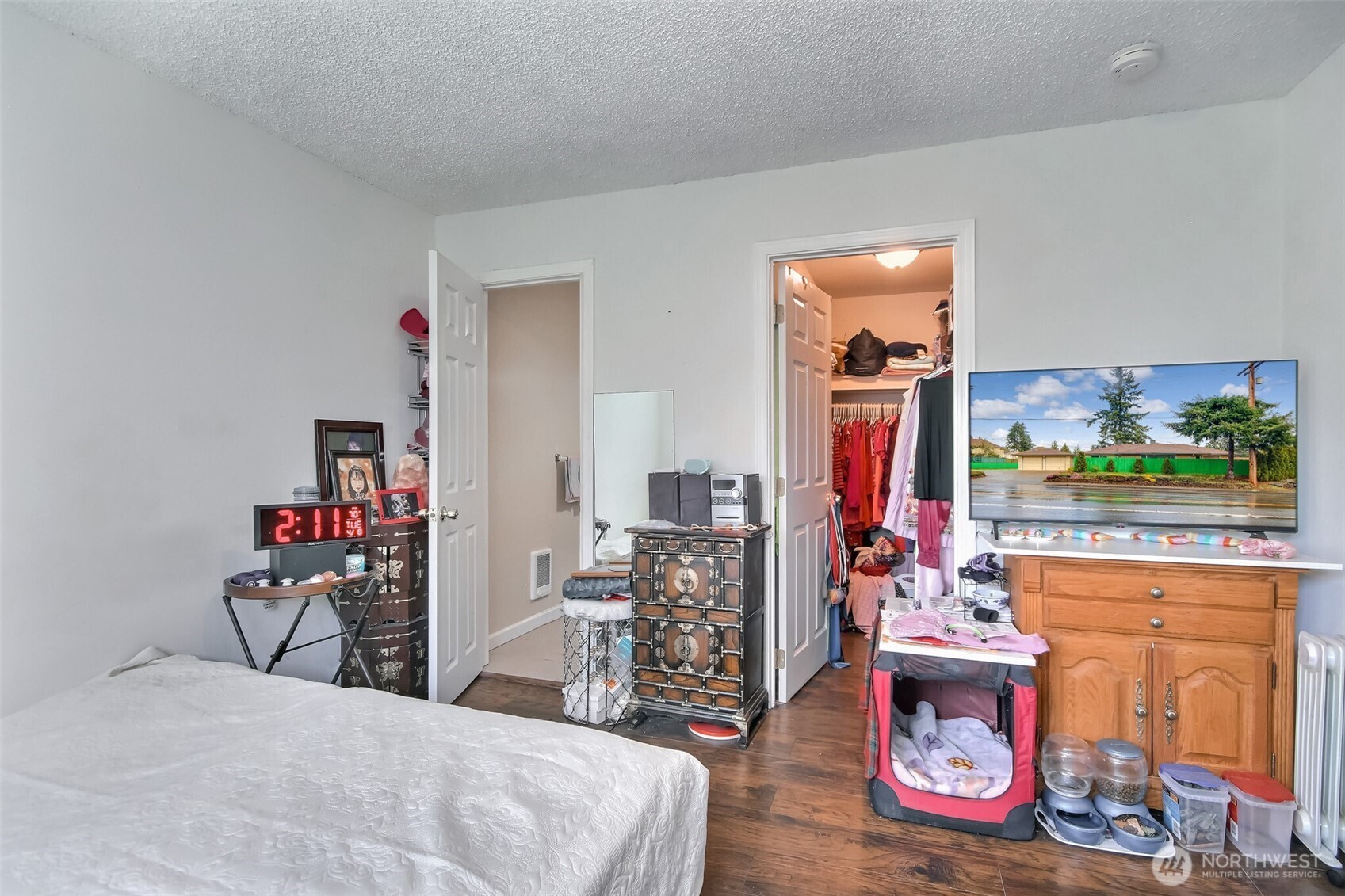 810 Southwest 356th Street Federal Way, WA 98023 - Photo 21 of 40 a bedroom with furniture and a flat screen tv