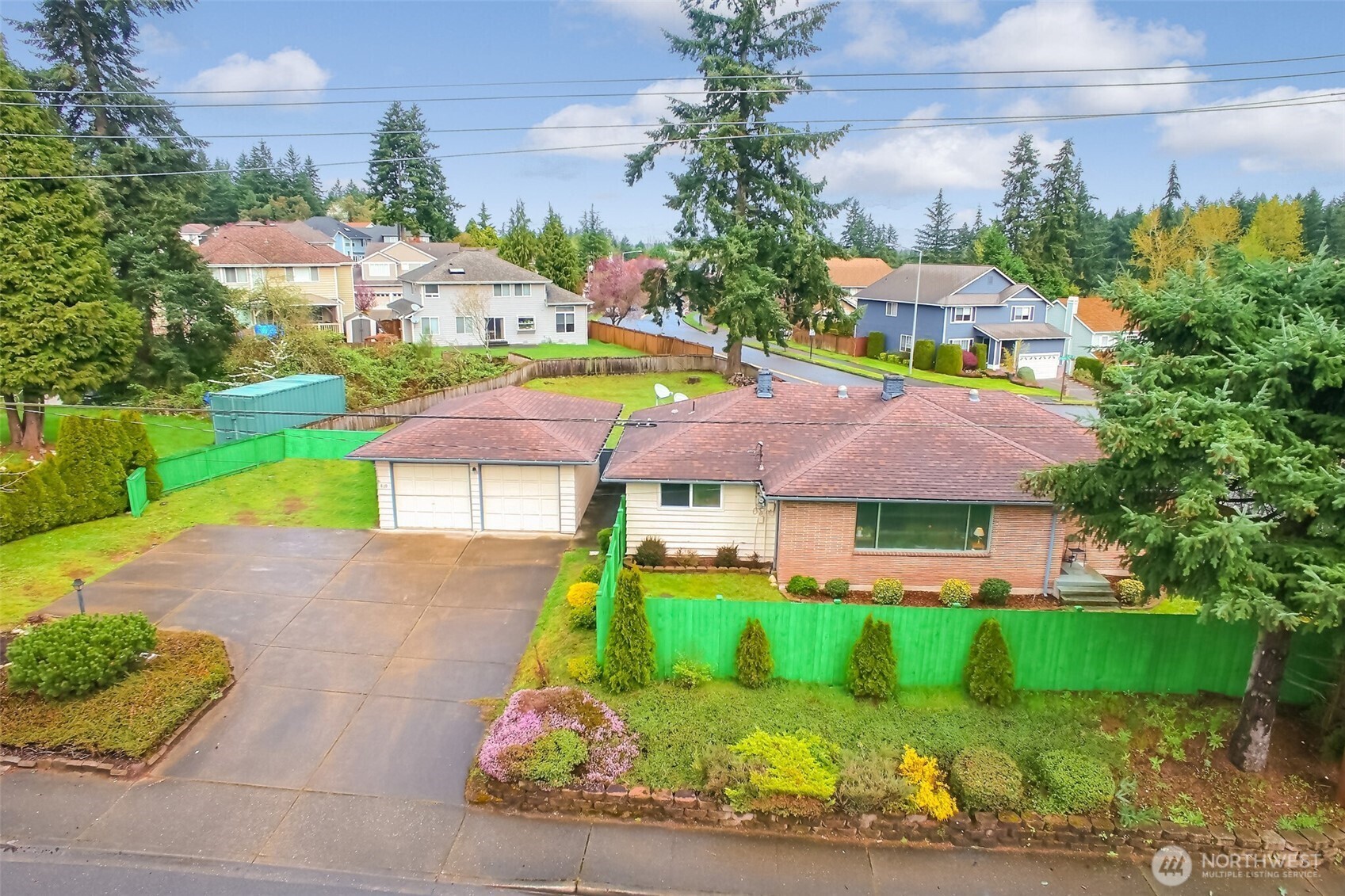 810 Southwest 356th Street Federal Way, WA 98023 - Photo 39 of 40 a aerial view of a house with a garden and plants