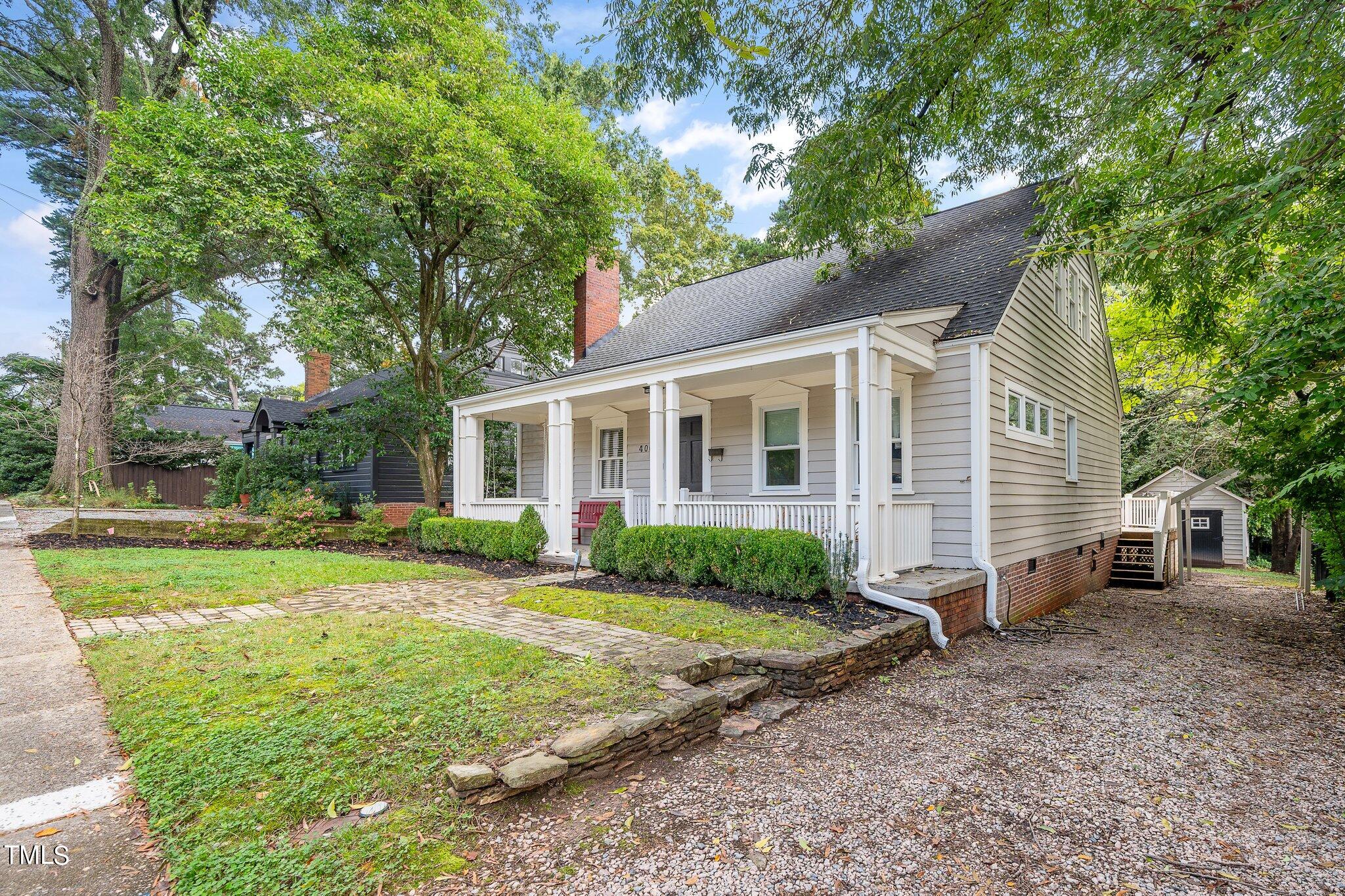 406 Brooks Avenue Raleigh, NC 27607 - Photo 2 of 33 front view of a house with a yard