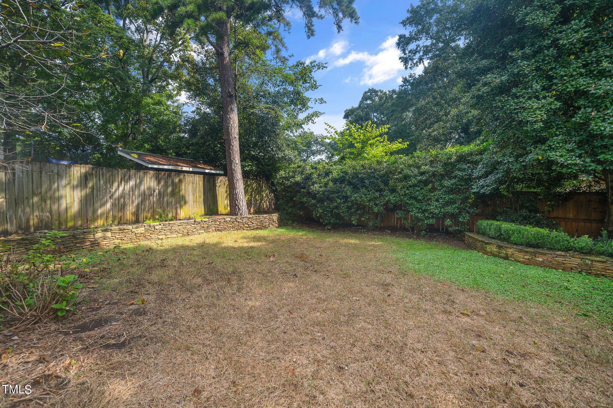 406 Brooks Avenue Raleigh, NC 27607 - Photo 33 of 33 a view of backyard of a house