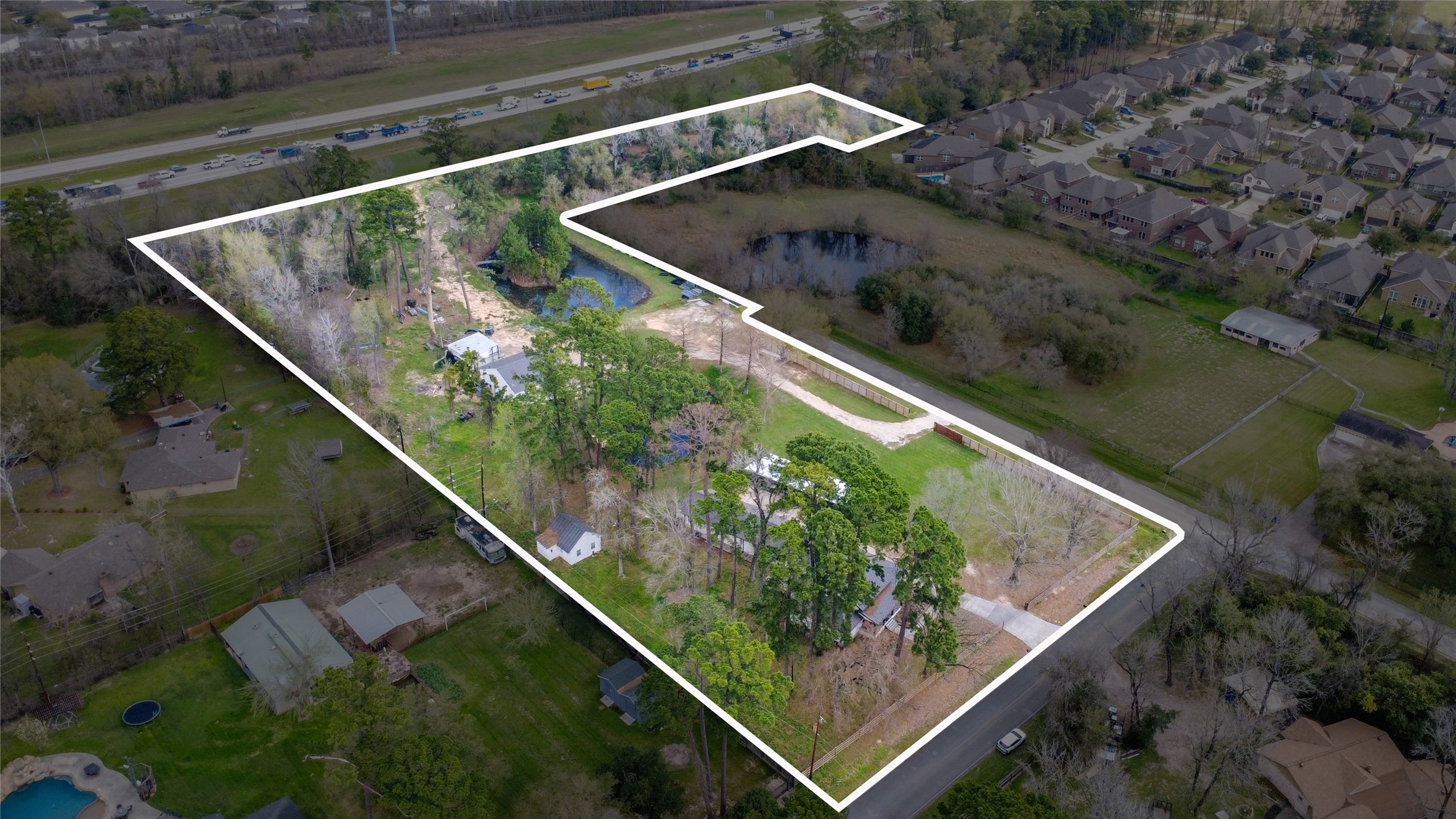 5310 Logston Lane Spring, TX 77389 - Photo 9 of 47 a view of water from a balcony
