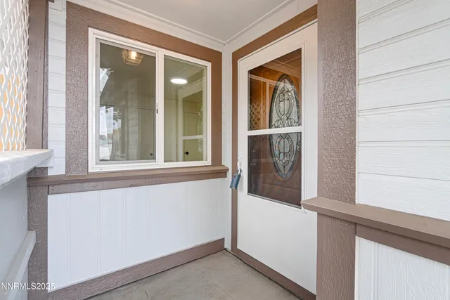 a view of a window of a house