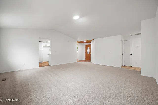 a view of empty room