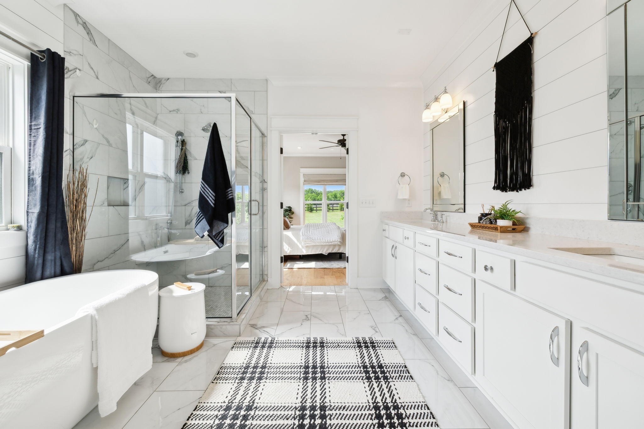 11769 Milton Street Milton, TN 37118 - Photo 26 of 77 a bathroom with a sink a toilet a mirror and shower