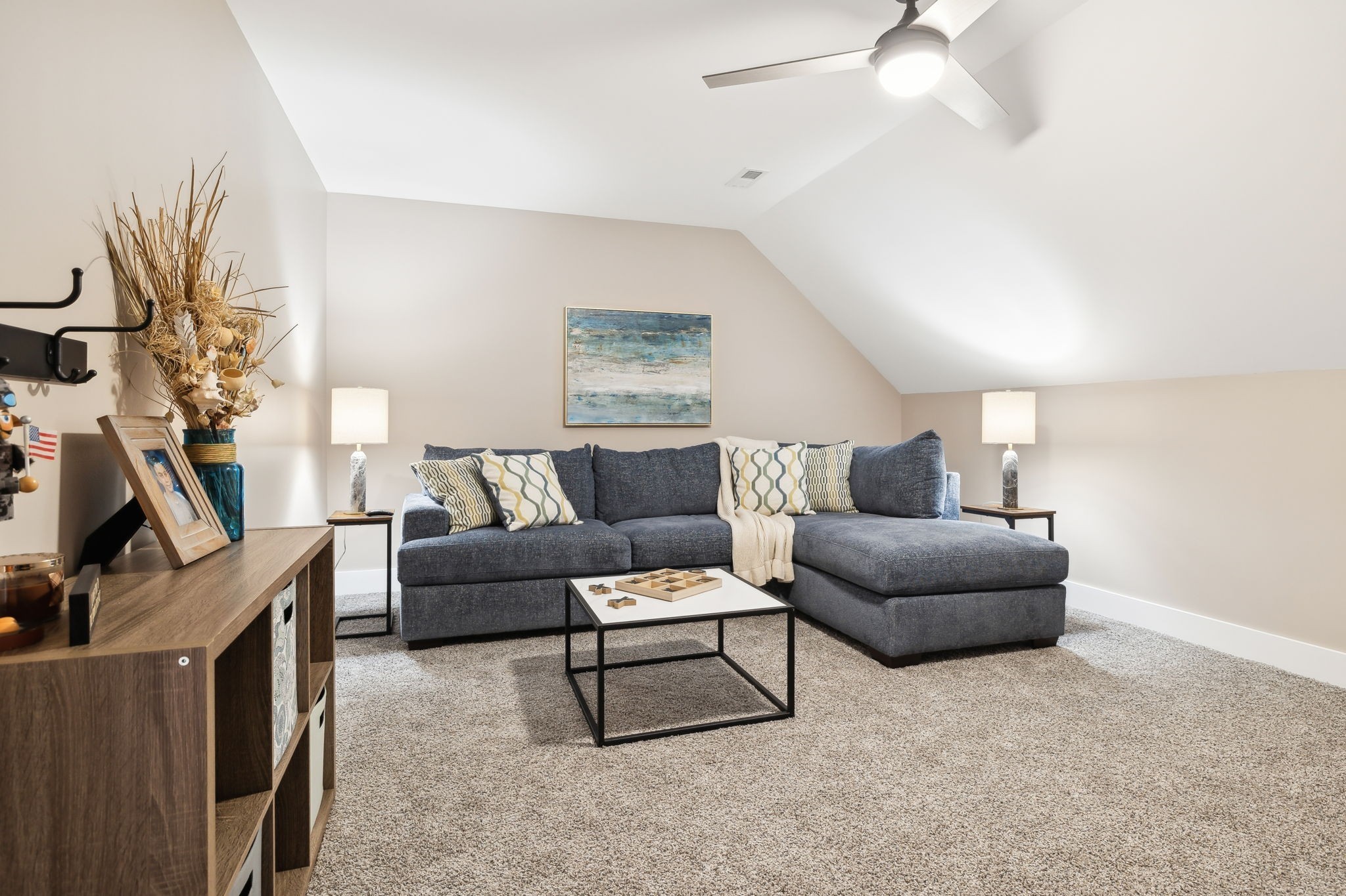 11769 Milton Street Milton, TN 37118 - Photo 41 of 77 a living room with furniture a flat screen tv and a fireplace
