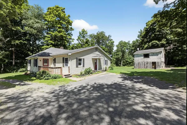 a house with a outdoor space