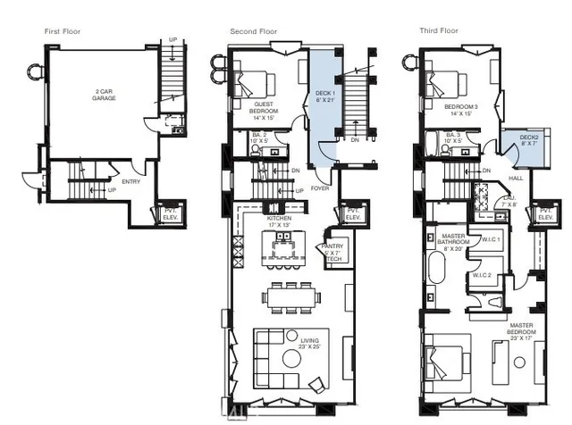 a view of a lake with boats and trees in the background