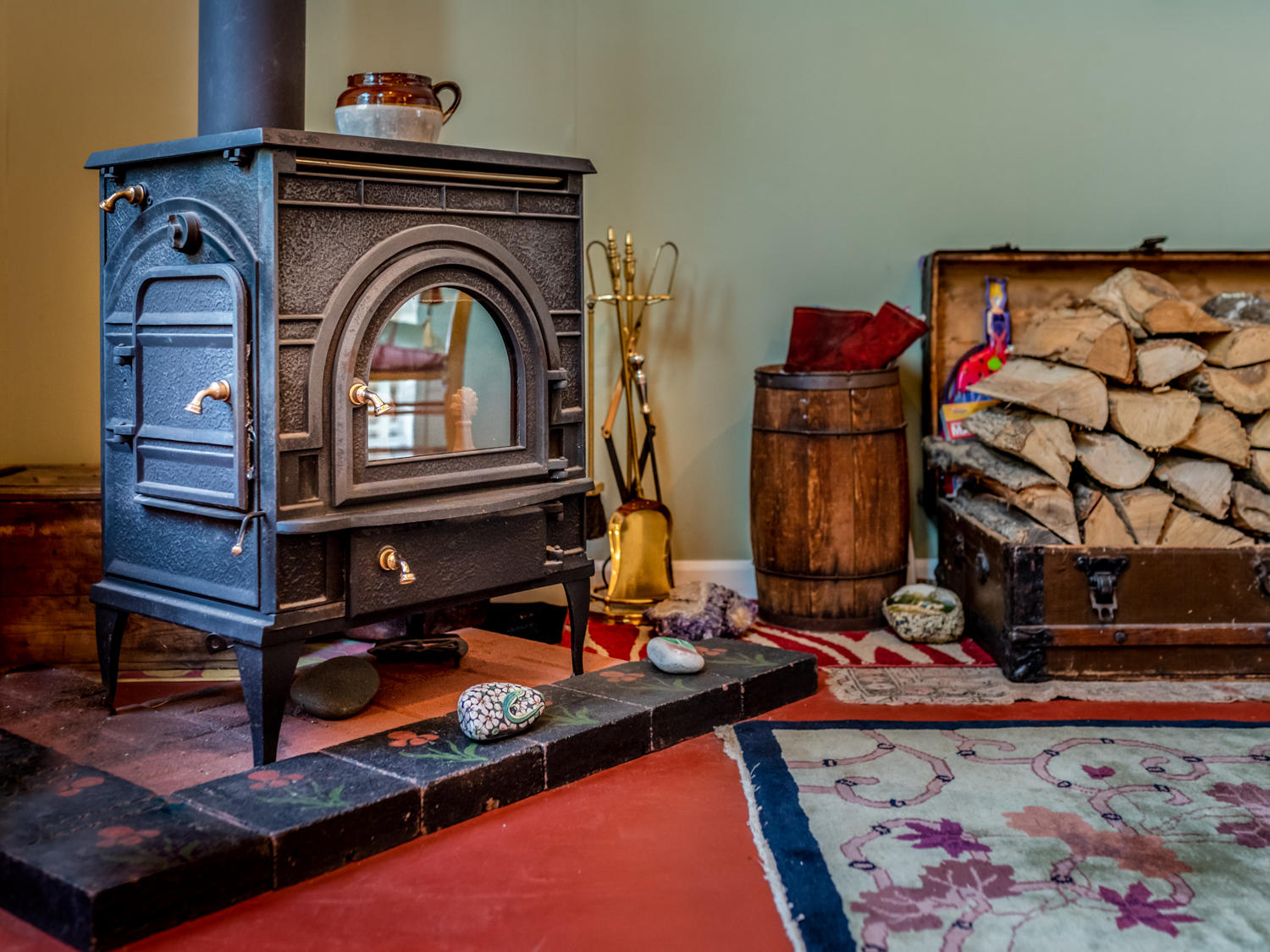 507 Pinnacle Road Liberty, ME 04949 - Photo 8 of 27 Woodstove in Dining area