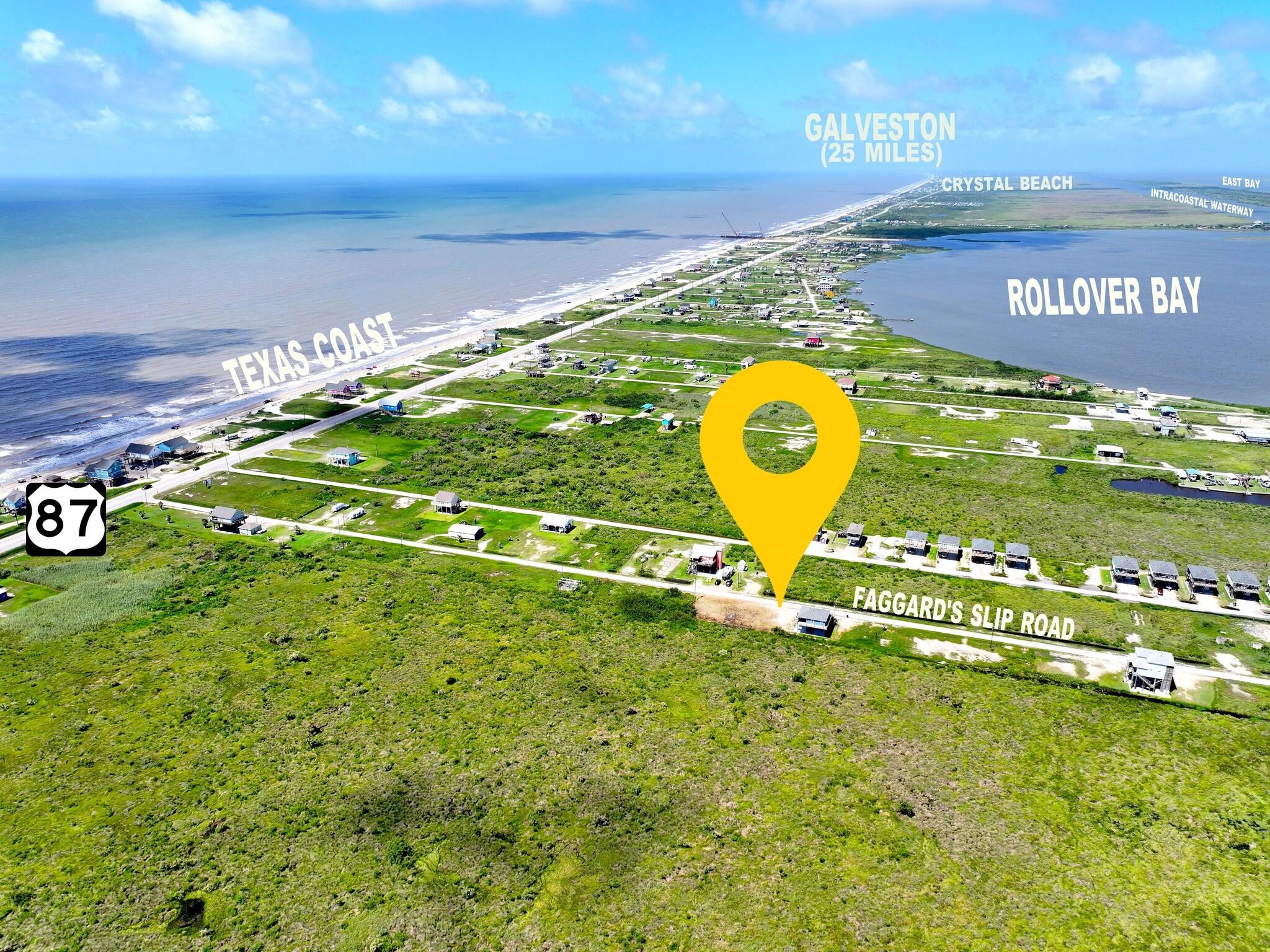 21 Faggards Road Port Bolivar, TX 77650 - Photo 3 of 13 a view of a pool with an outdoor space