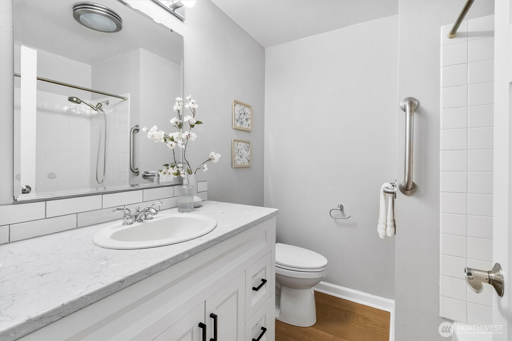 299 Friday Creek Road Bellingham, WA 98229 - Photo 22 of 36 a bathroom with a sink toilet and shower