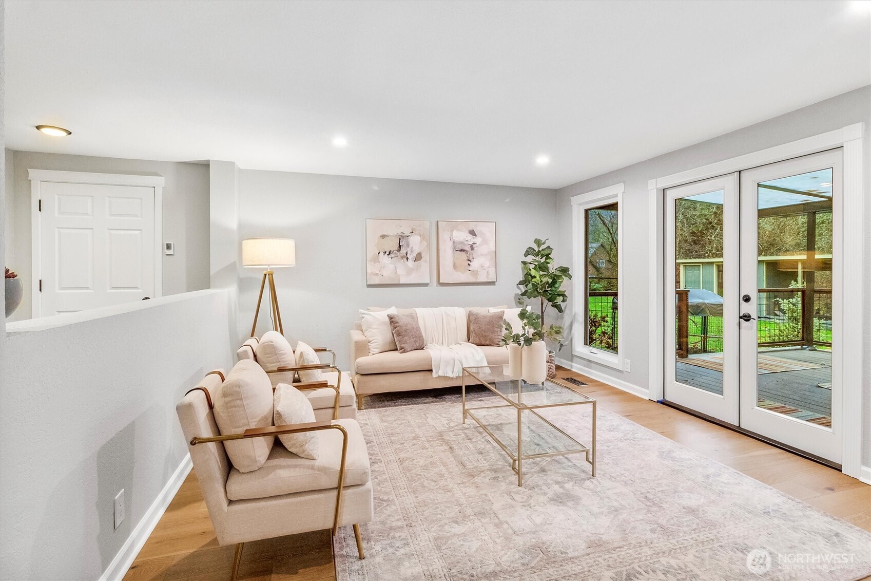299 Friday Creek Road Bellingham, WA 98229 - Photo 5 of 36 a living room with furniture and a large window
