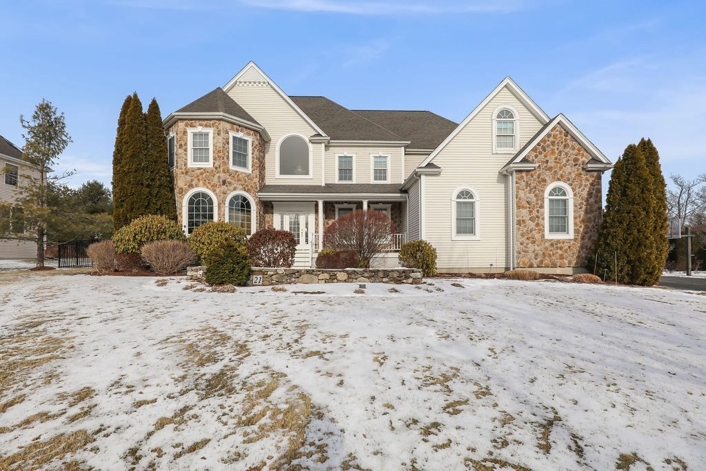 21 Coach Road North Attleboro, MA 02760 - Photo 3 of 6 a front view of a house with a yard