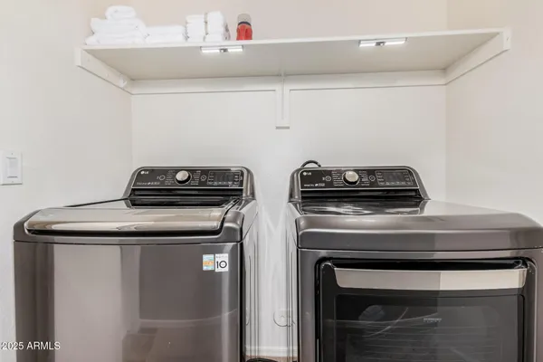 a outdoor living space with furniture