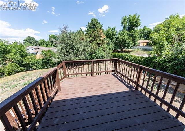 4750 Cheerful Road Colorado Springs, CO 80917 - Photo 15 of 48 View of deck