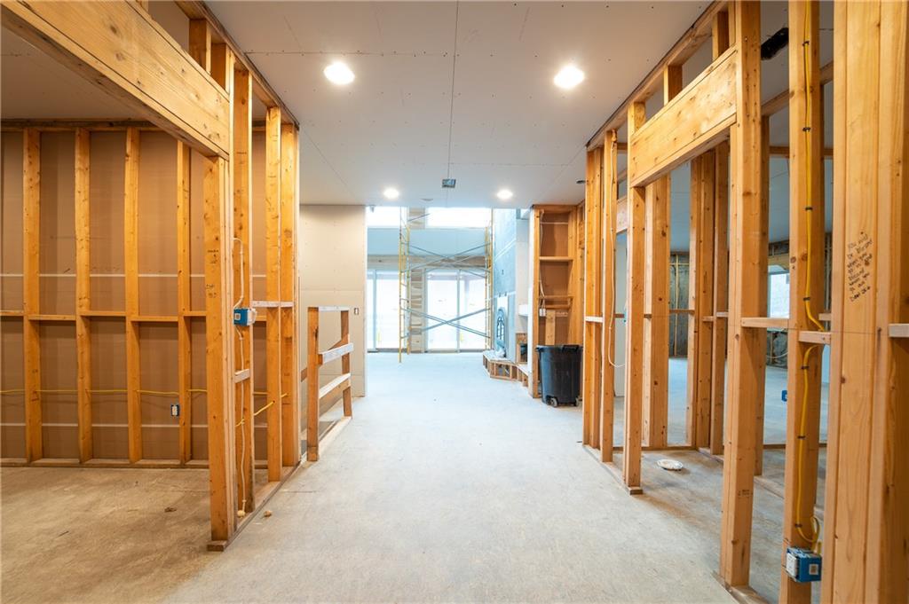 337 Chestnut Ridge Road Latrobe, PA 15650 - Photo 20 of 25 a view of a hallway with wooden shelves