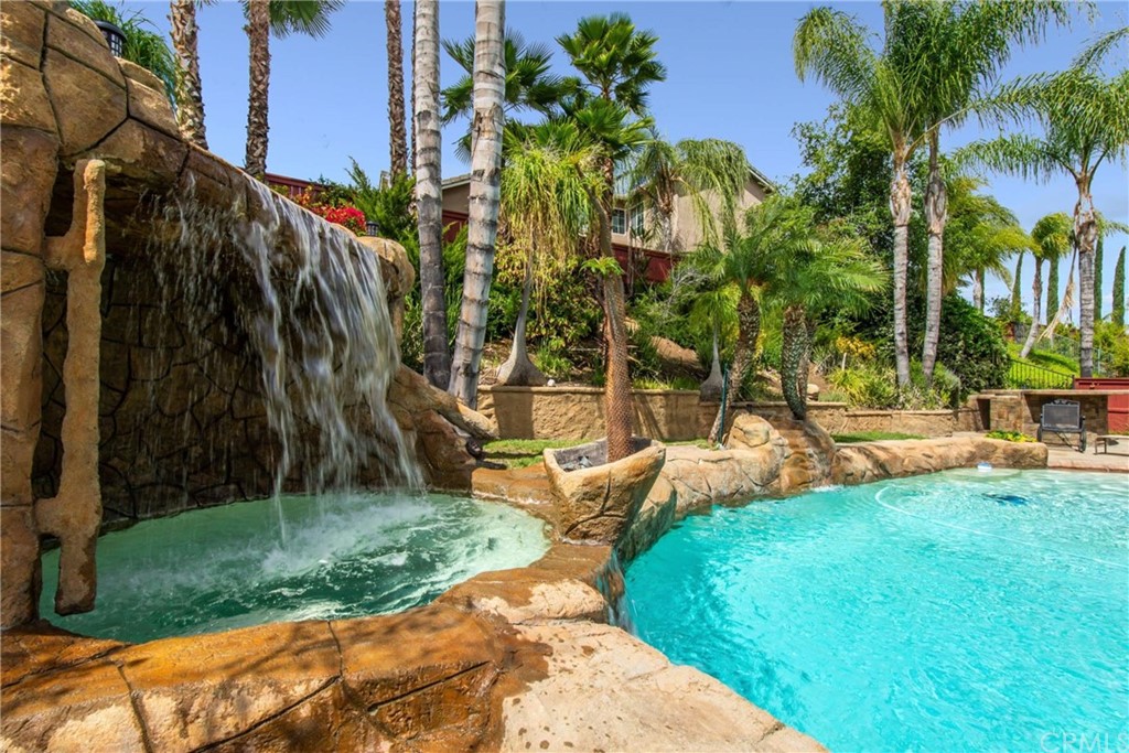 23537 Cantara Road Corona, CA 92883 - Photo 54 of 60 a view of a backyard with palm trees