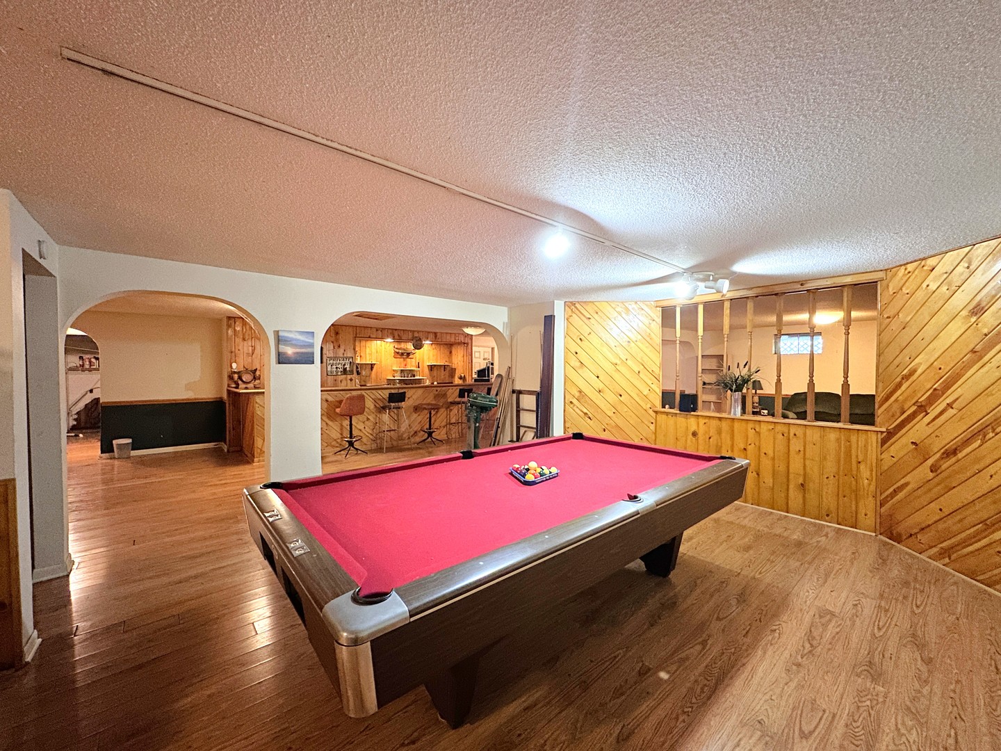 35110 South Rivals Road Wilmington, IL 60481 - Photo 21 of 47 a room with pool table with windows