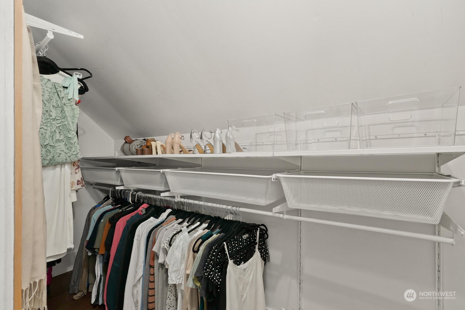 9120 Lowell Larimer Road Everett, WA 98208 - Photo 33 of 40 a view of walk in closet with clothes and shoes