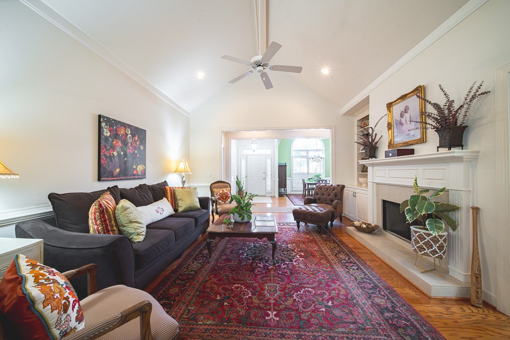 4607 Baltusrol Court Columbus, GA 31909 - Photo 4 of 35 a living room with furniture and a fireplace